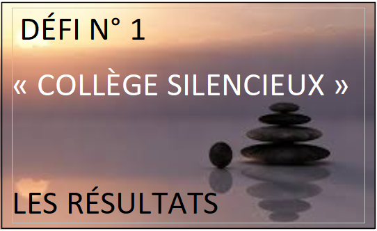 Résultats défi 1 DD