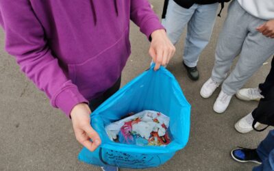 La grande chasse aux déchets : Des élèves actifs pour nettoyer la cour du collège