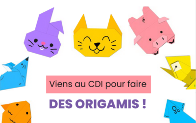 Des origamis au CDI !