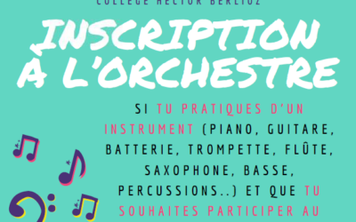 Essai et inscription orchestre